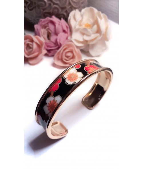 Bracelet jonc en laiton doré